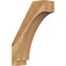 Ekena Millwork 6"W x 18"D x 26"H Imperial Rough Sawn Knee Brace, Western Red Cedar BRC06X18X26IMP00RWR - alternate 1